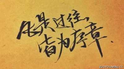 高质量八字短句 